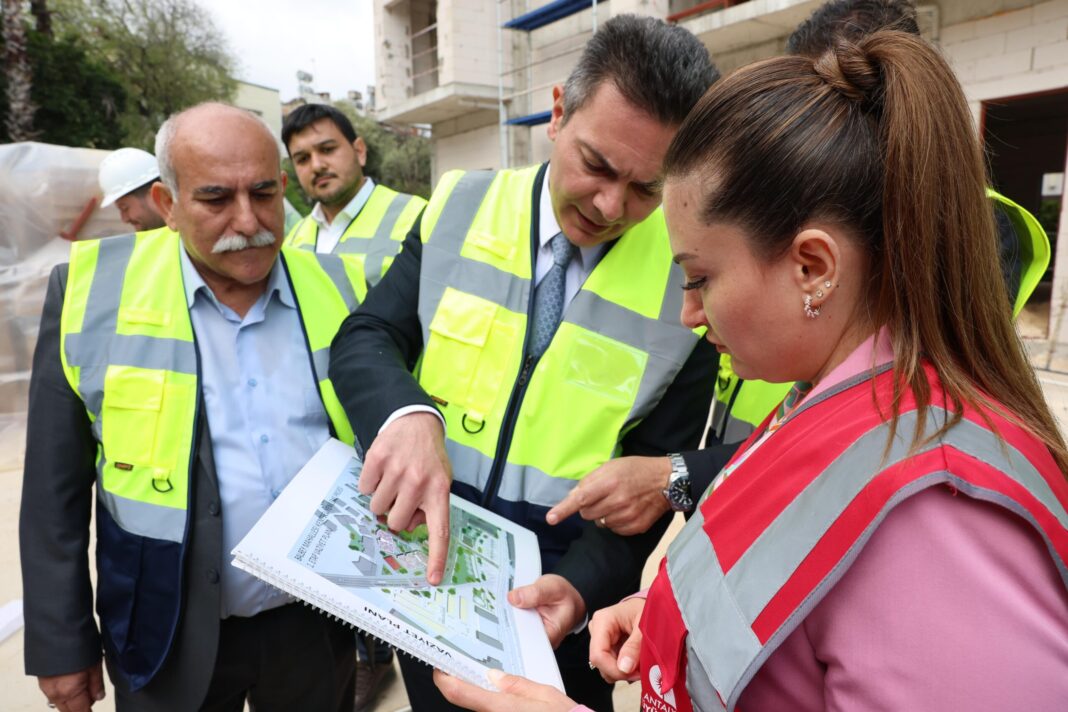 Antalya Balbey Mahallesi Kentsel Yenileme Projesinde İnce İşler ve Dış Cephe Çalışmaları Sürüyor