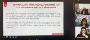 KKDİK Kapsamında Bireysel Geçici Kayıtlar Konulu Webinar Çevrim İçi Olarak Yapıldı